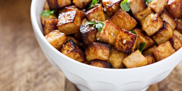 Pečeni tofu i povrće